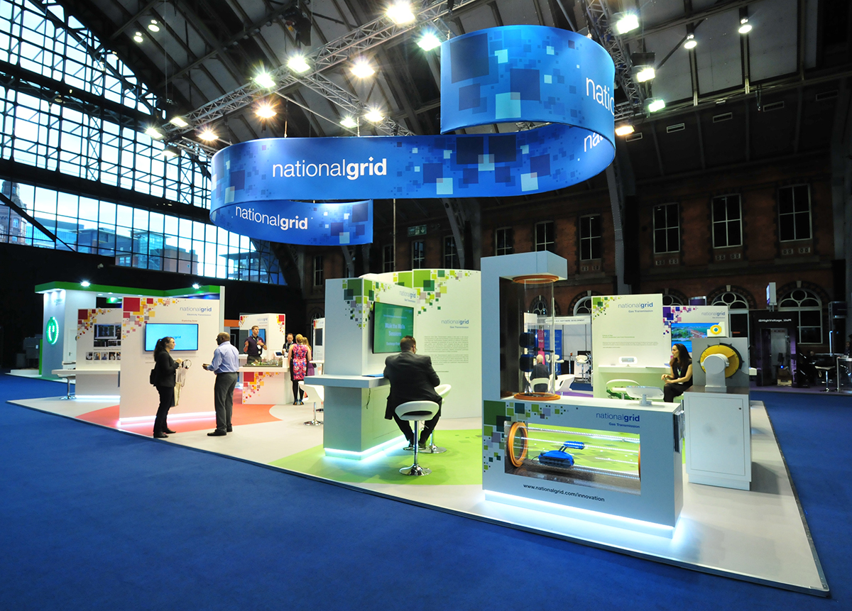Exhibition stand for national grid