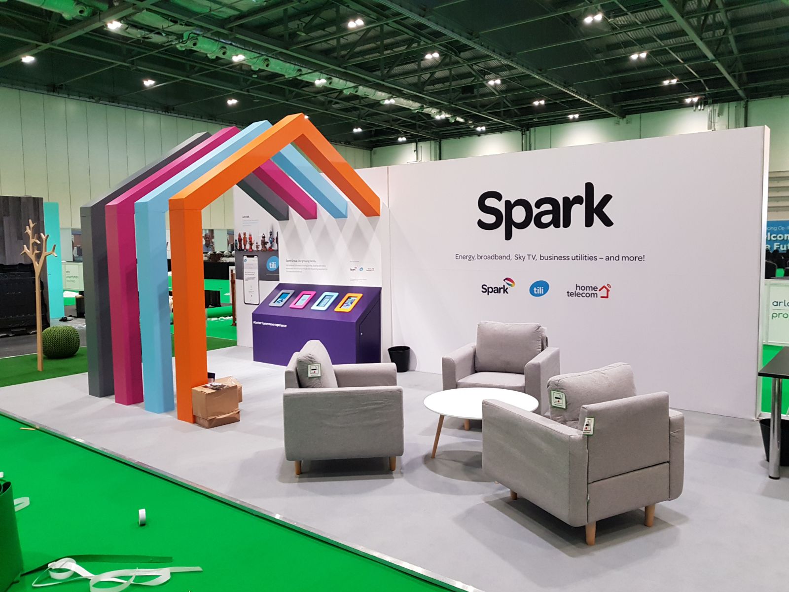 Exhibition stand for Spark Energy