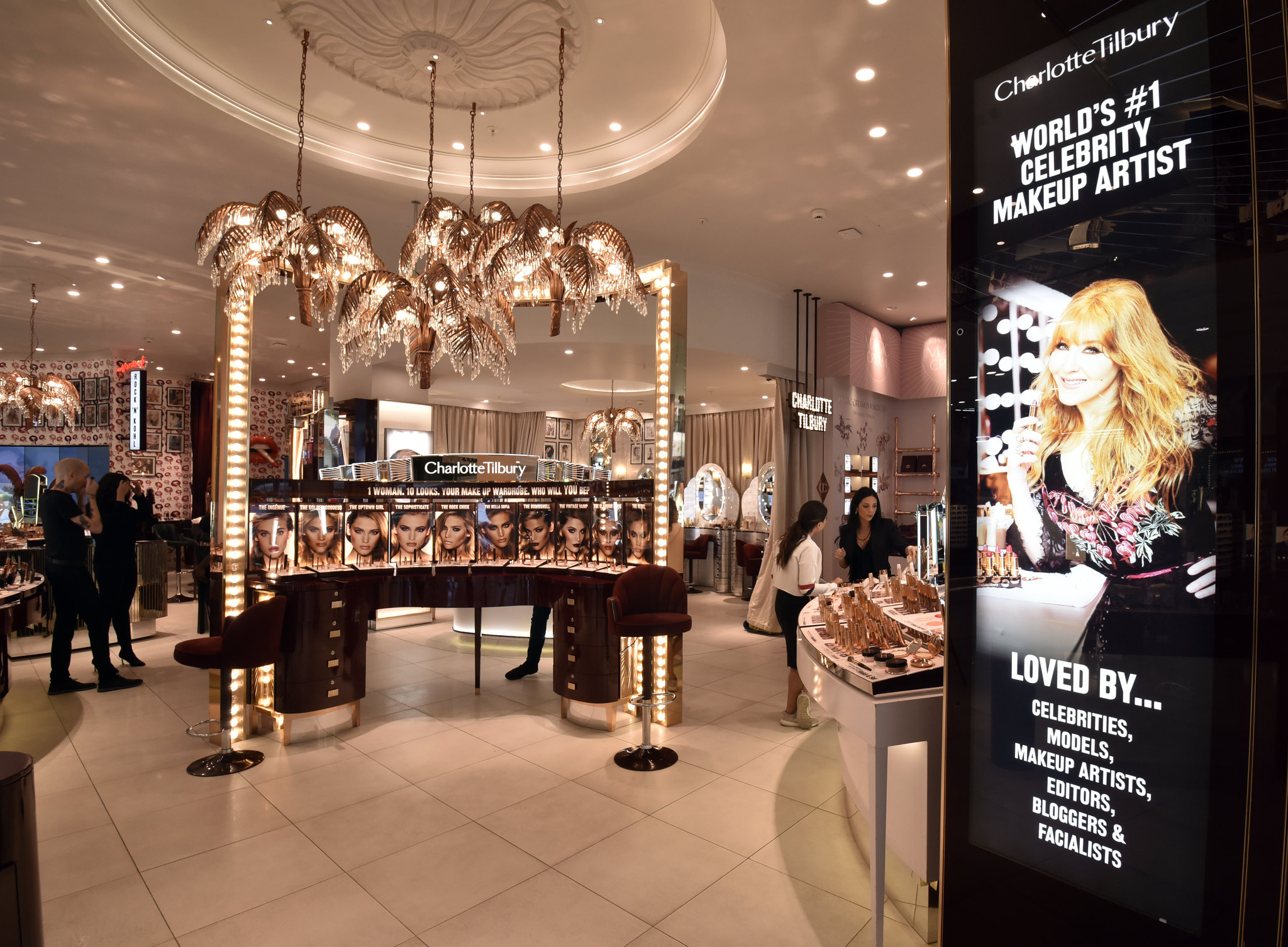 Charlotte Tilbury instore retail POS display