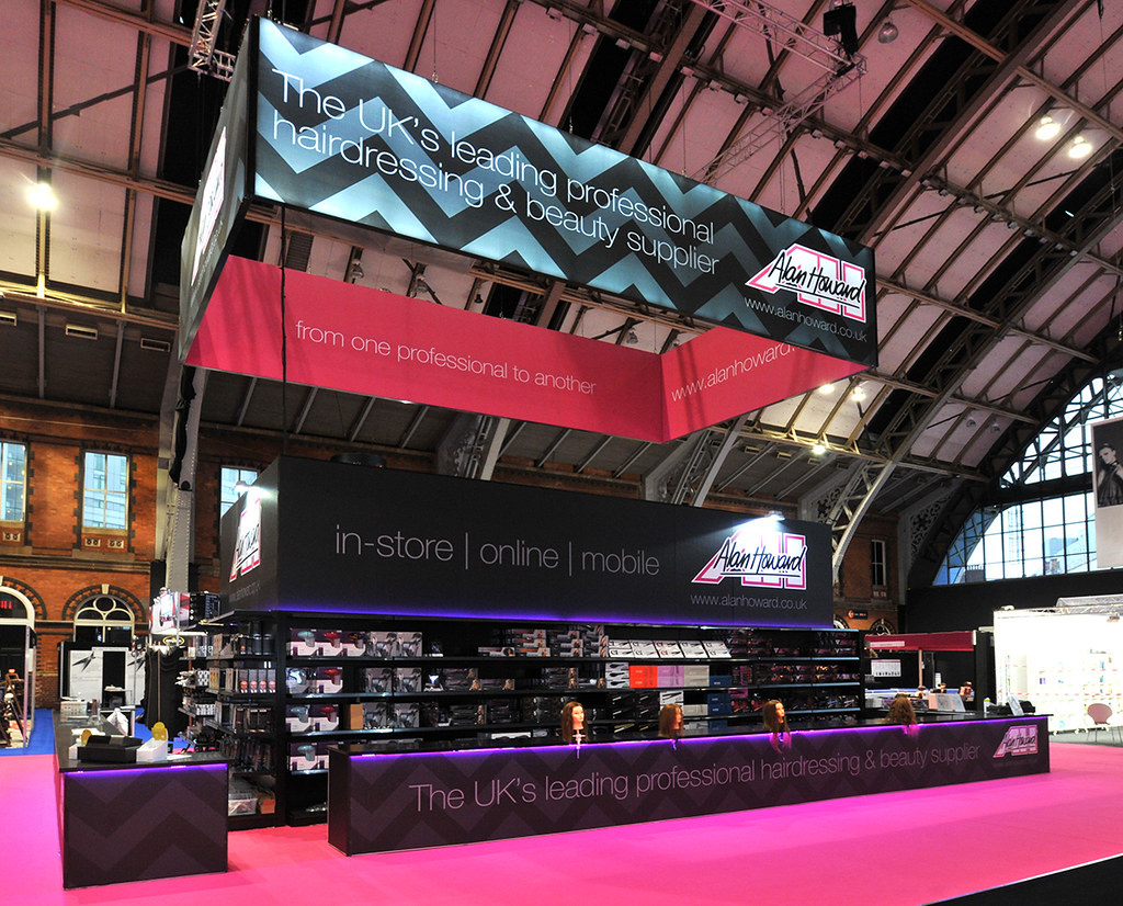 Alan Howard hairdressing Exhibition Stand