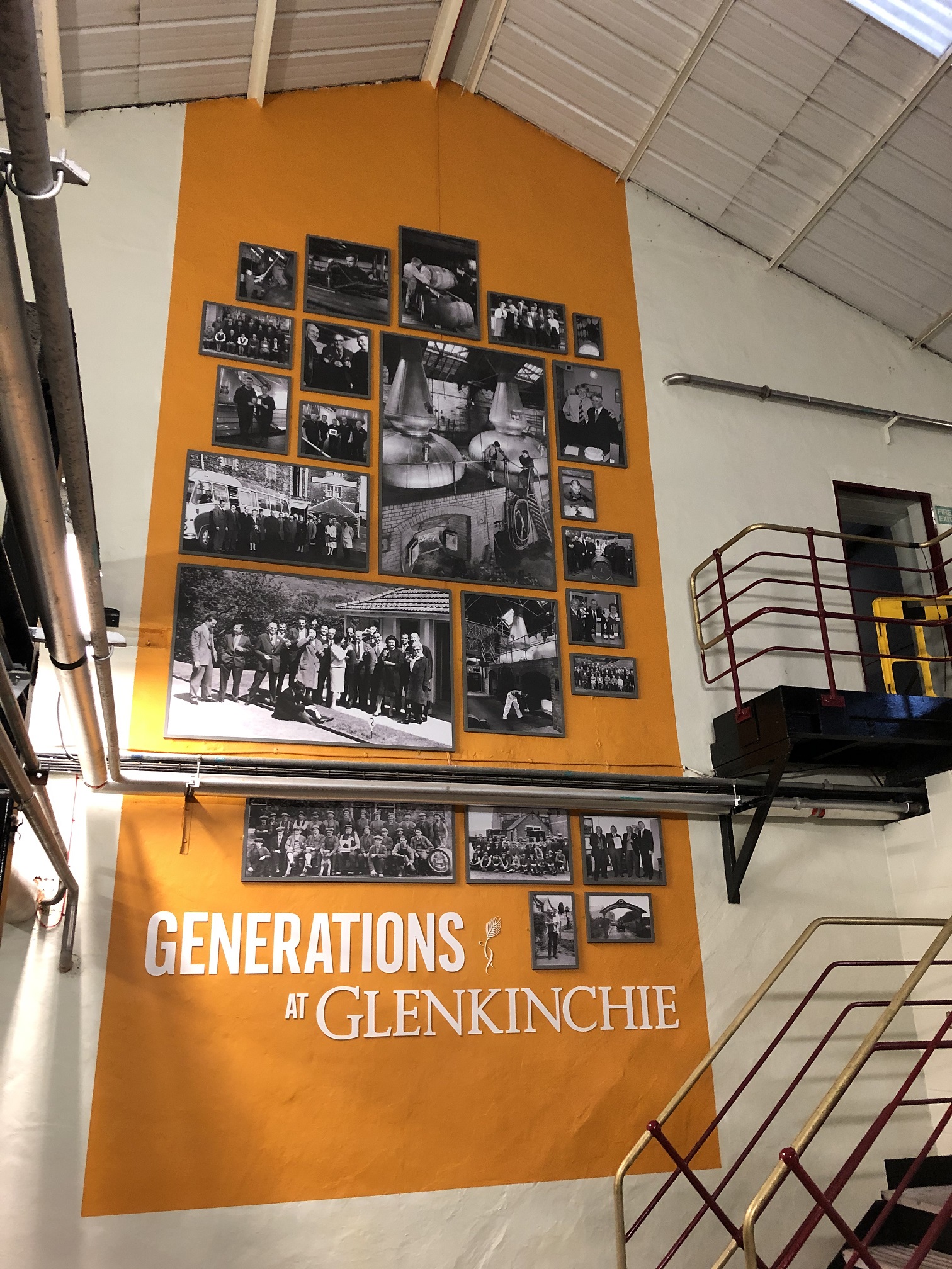 Diageo - Glenkinchie Wall graphic
