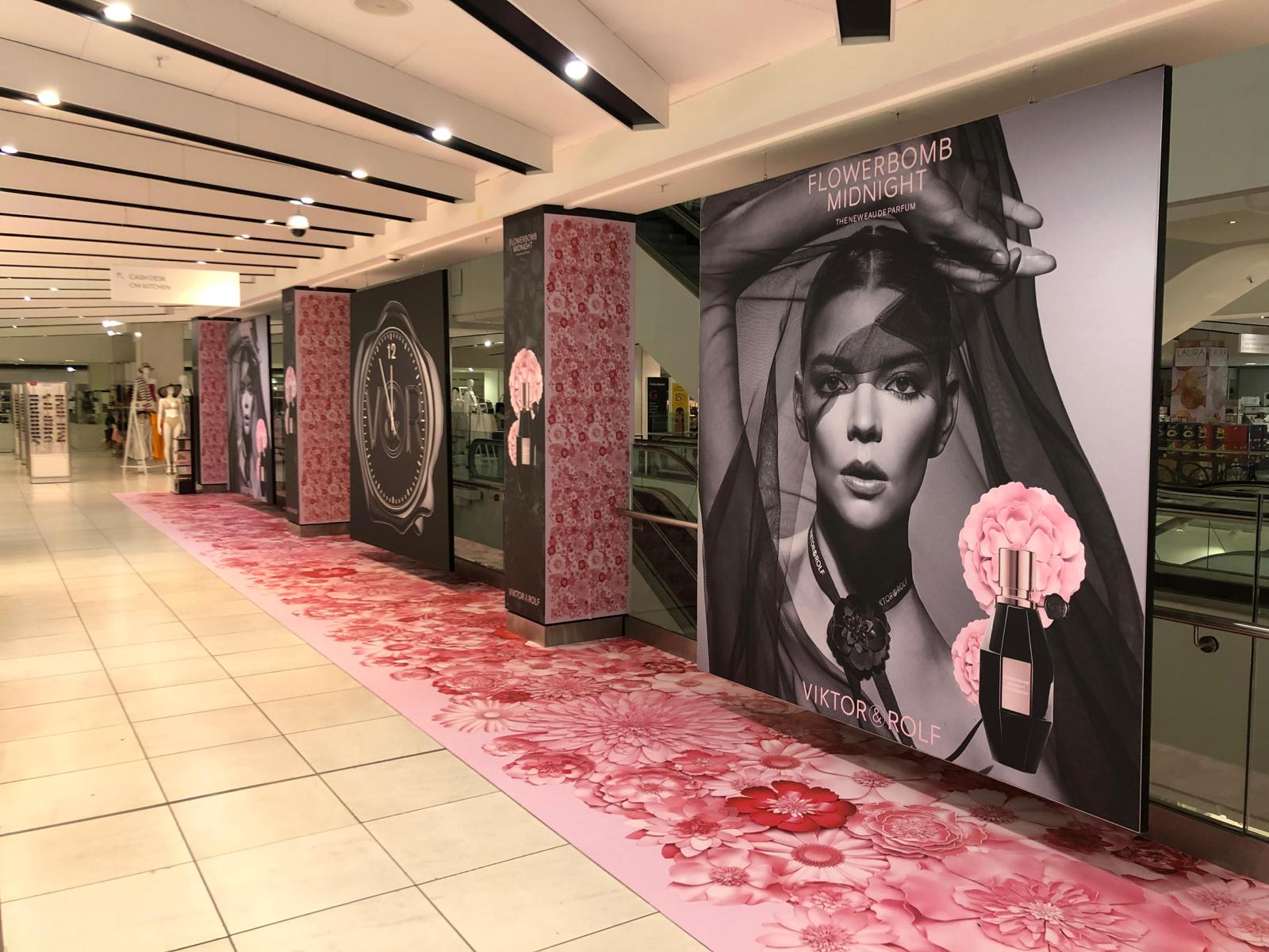 Retail floor graphics