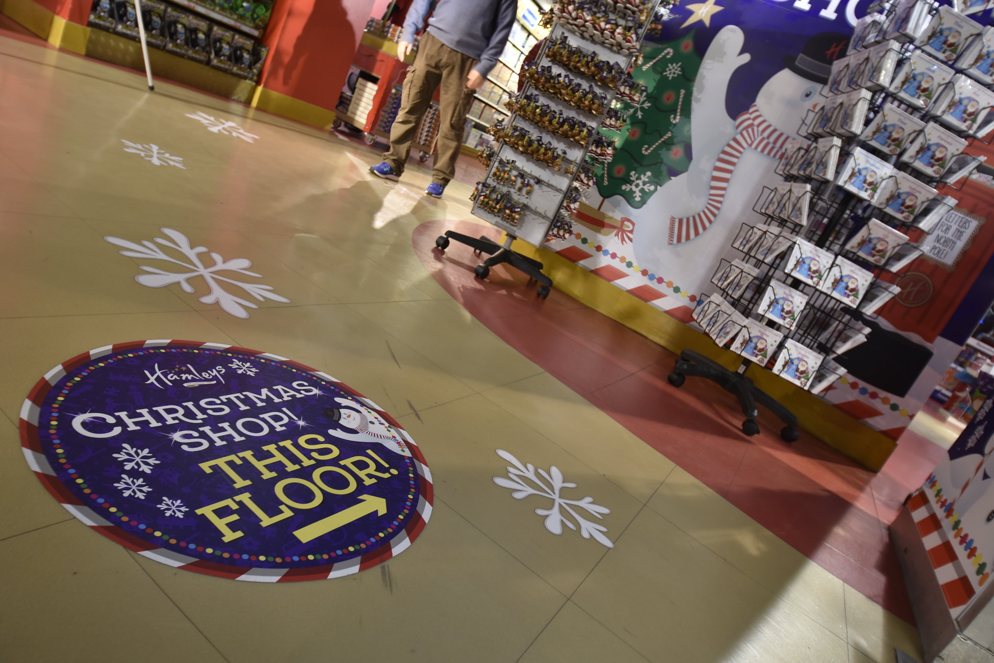 Hamley's Christmas Retail Floor Graphics