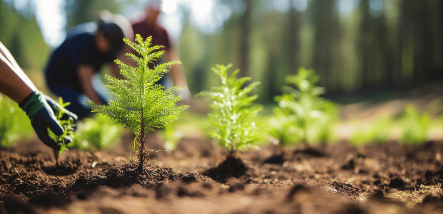 trees being planted