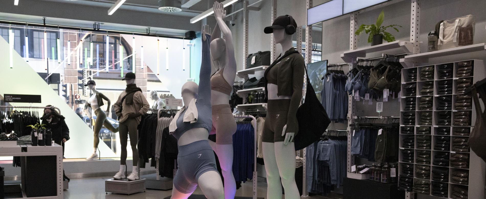 Gymshark Award Winning Retail Graphics Store Display