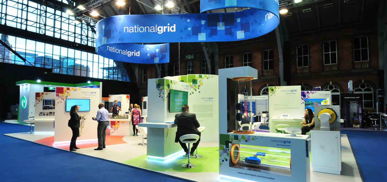 Exhibition stand for national grid