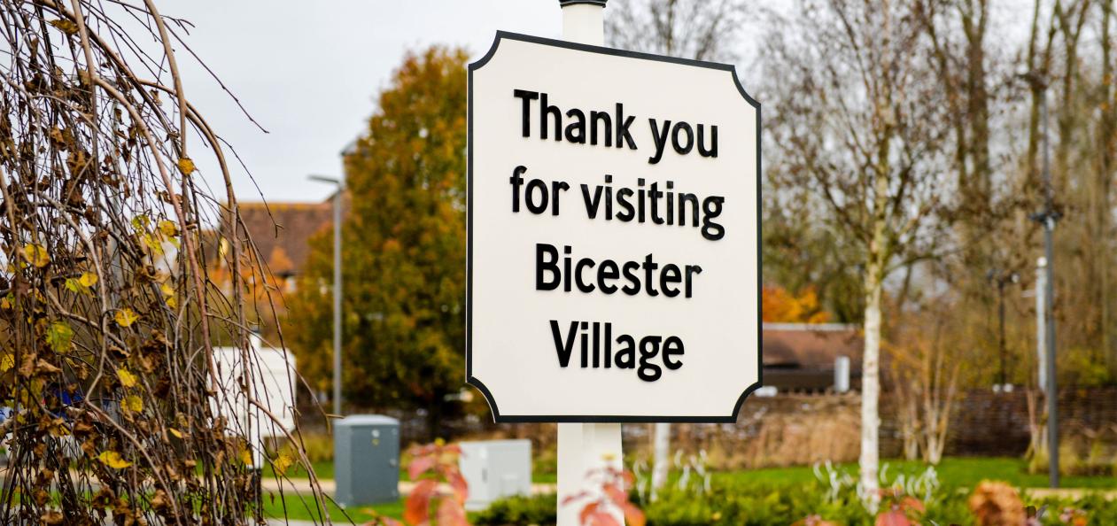 Bicester Village Signage