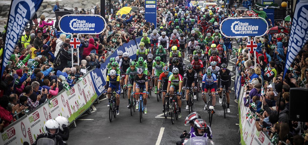 British Cycling Sponsor Branding Flags