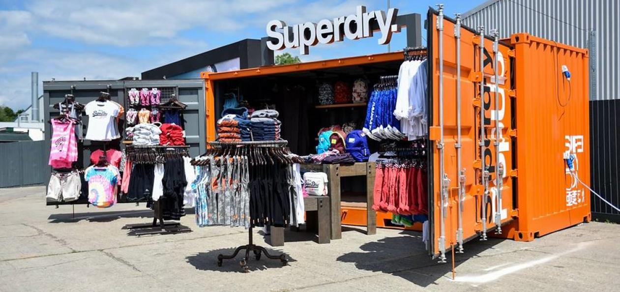 Superdry pop up shop