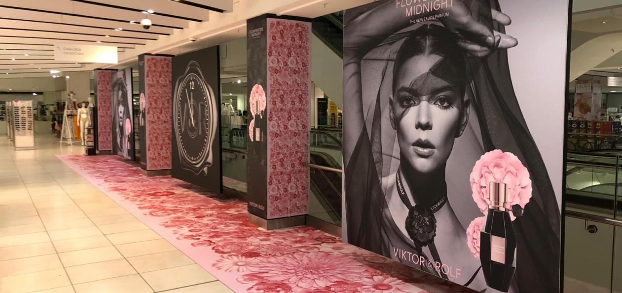 Retail floor graphics
