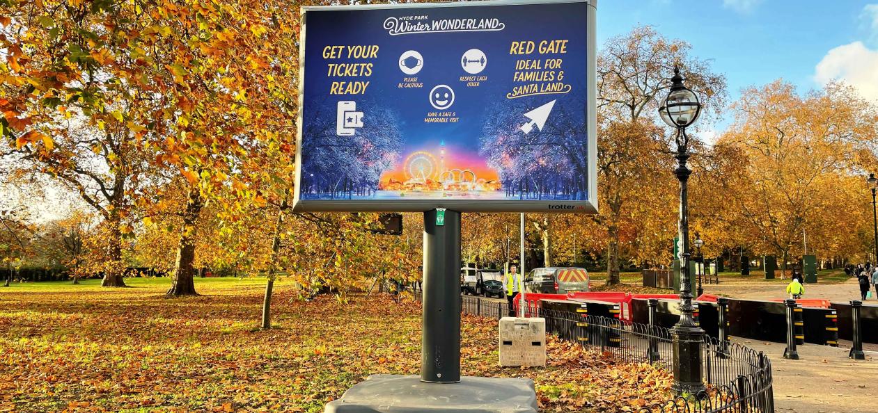 Mobile Billboard at Winter Wonderland