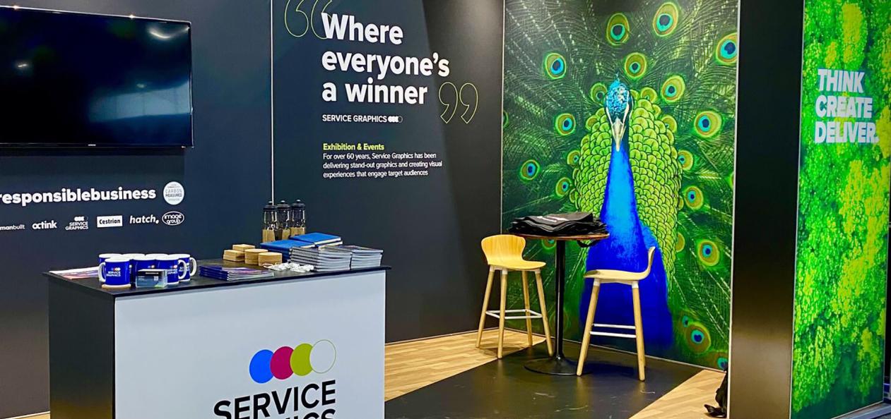 Service Graphics sustainable exhibiting