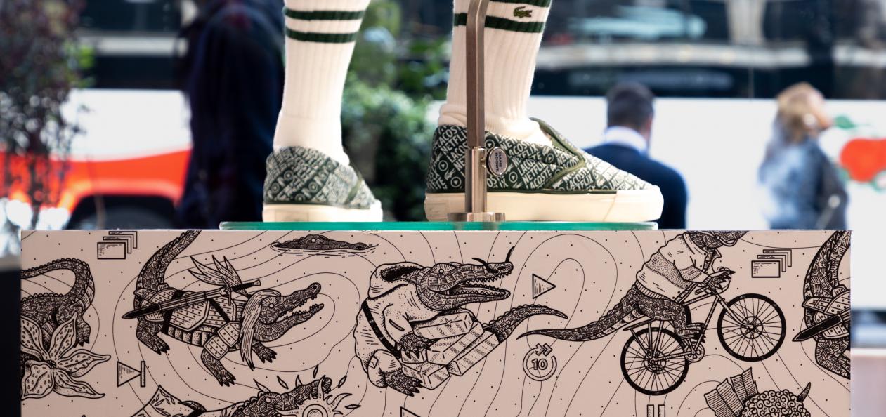 International Artists' Work at Lacoste, London