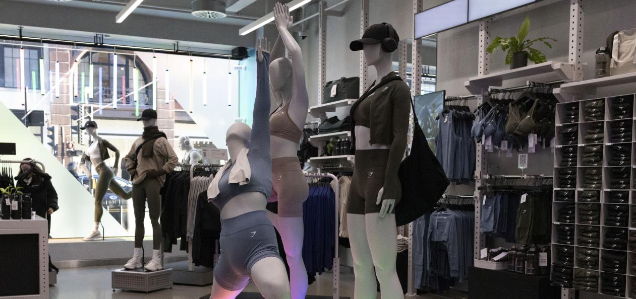 Gymshark Award Winning Retail Graphics Store Display