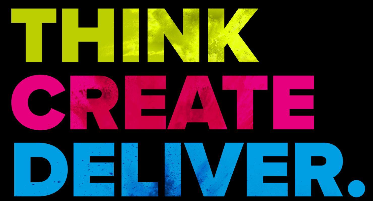 Think Create Deliver text