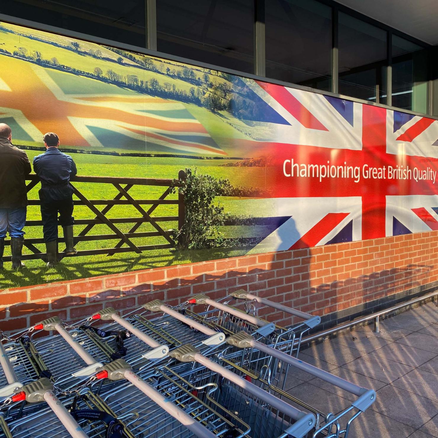 Aldi outdoor graphics