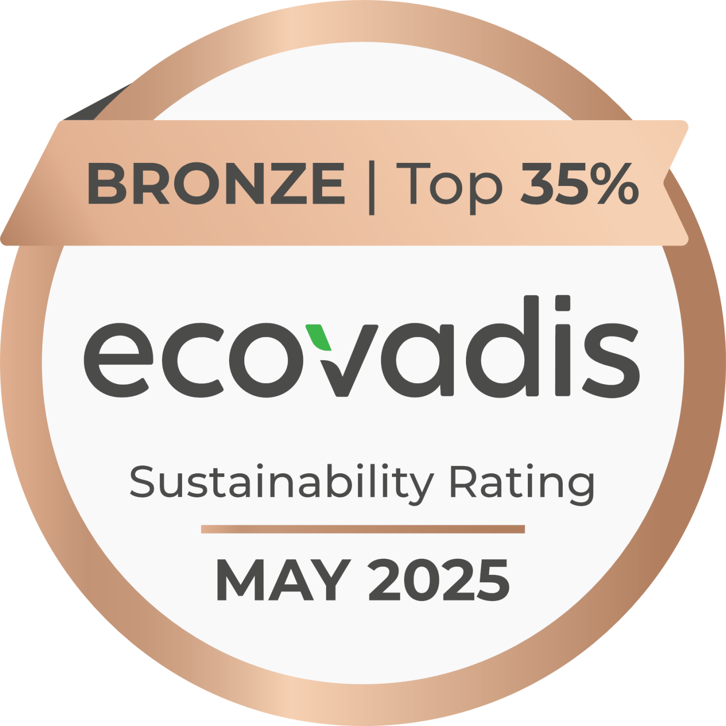 Top 35% Bronze Ecovadis
