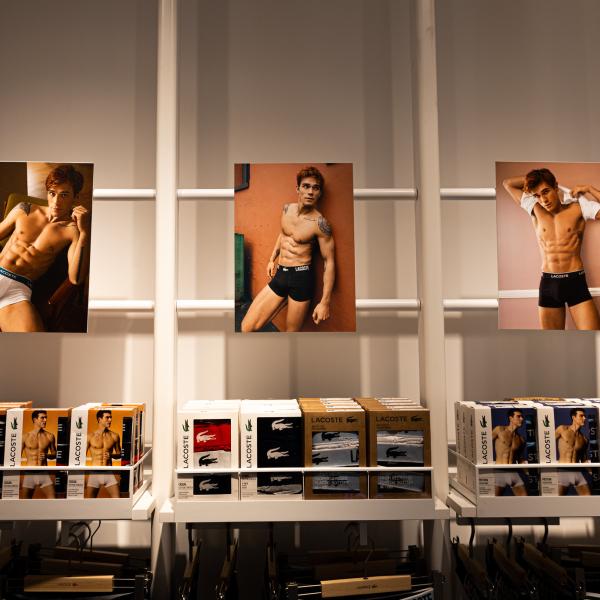 AJ Kappa Stranger Things Netflix x Lacoste Retail Graphics