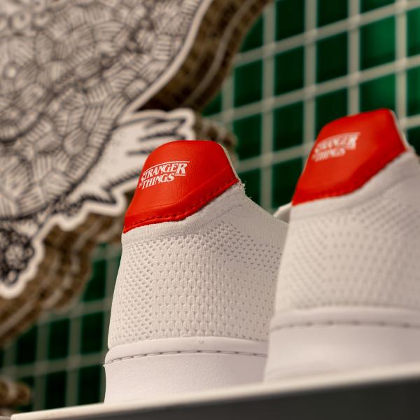 LAcoste x Stranger things retail display for trainers