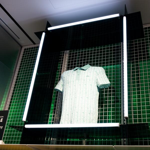 Retail neon lightbox display