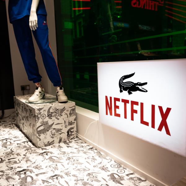 Lightbox Netflix retail signage