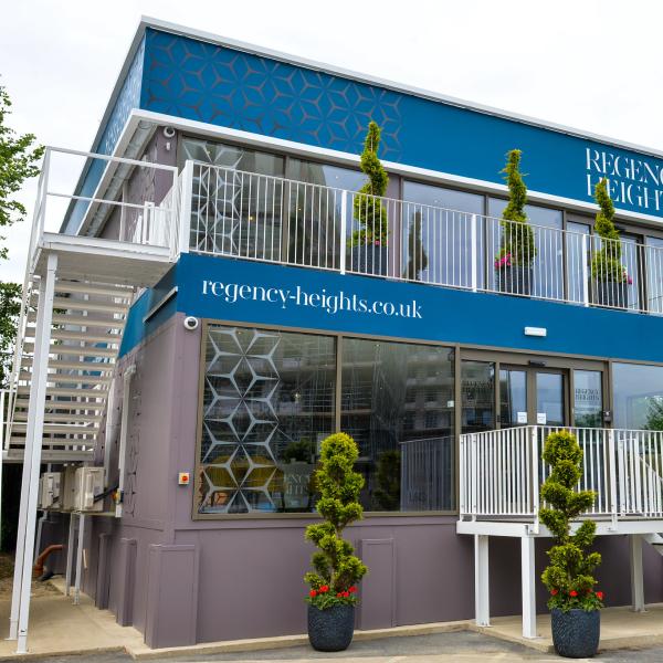 Regency Heights Marketing Suite signage