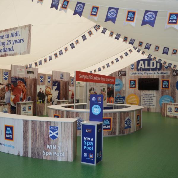 Aldi Exhibition Stand Graphics