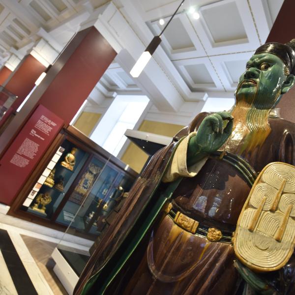 British Museum Graphics with imperial china exhibit