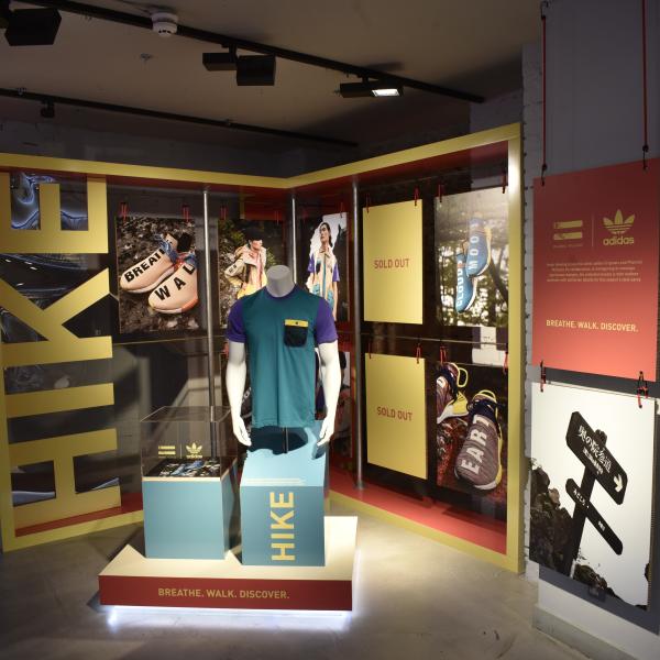 Adidas Hike Retail Display