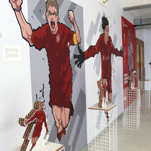 Liverpool Football Club Manga Style Wall Graphics