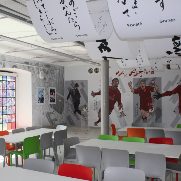 Liverpool FC wall graphics and exhibition