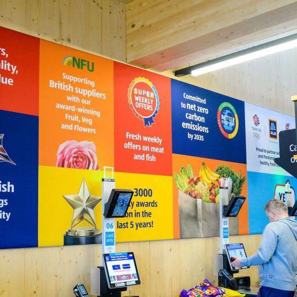 Aldi Sustainable Retail Graphics