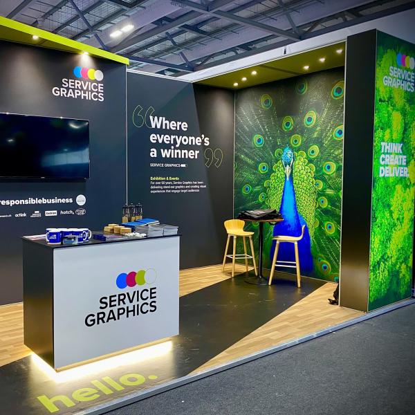Service Graphics sustainable exhibiting