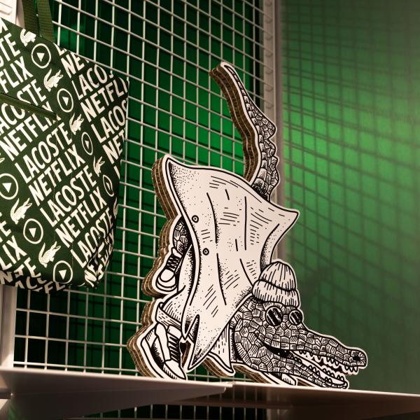 Lacoste Croc by Renowned Artist