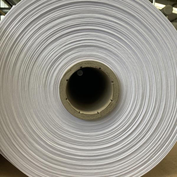 Roll of paper end-on FSC full chain of custody traceable sustainability