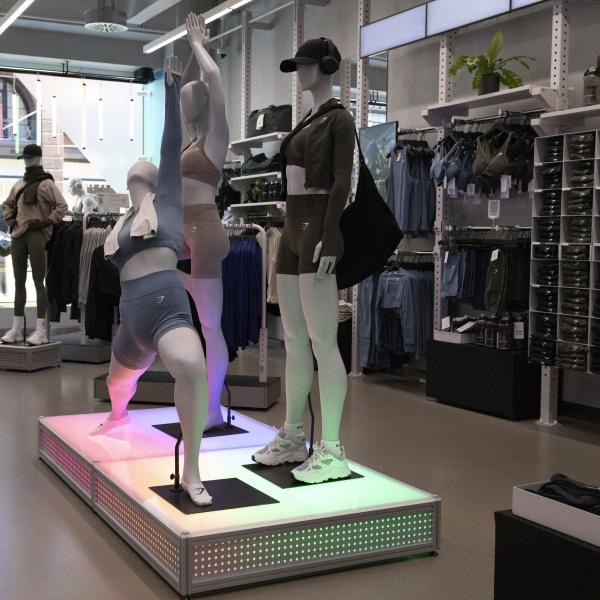 Gymshark Award Winning Retail Graphics Store Display 