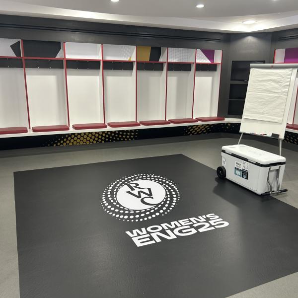 Womens Rugby World Cup Changing Room